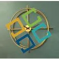 Elegant Mumbered round minimalist wall clock for home Decor