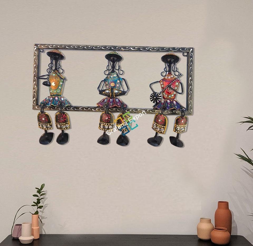 Tribal musical mens showpiece wall hanging frame for decoration/gifts purpose - Image 2