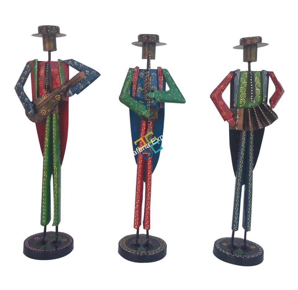 Handicrafted tribal musical mens (set of 3) for Home Decor/ gifts item/ decorative showpiece for office