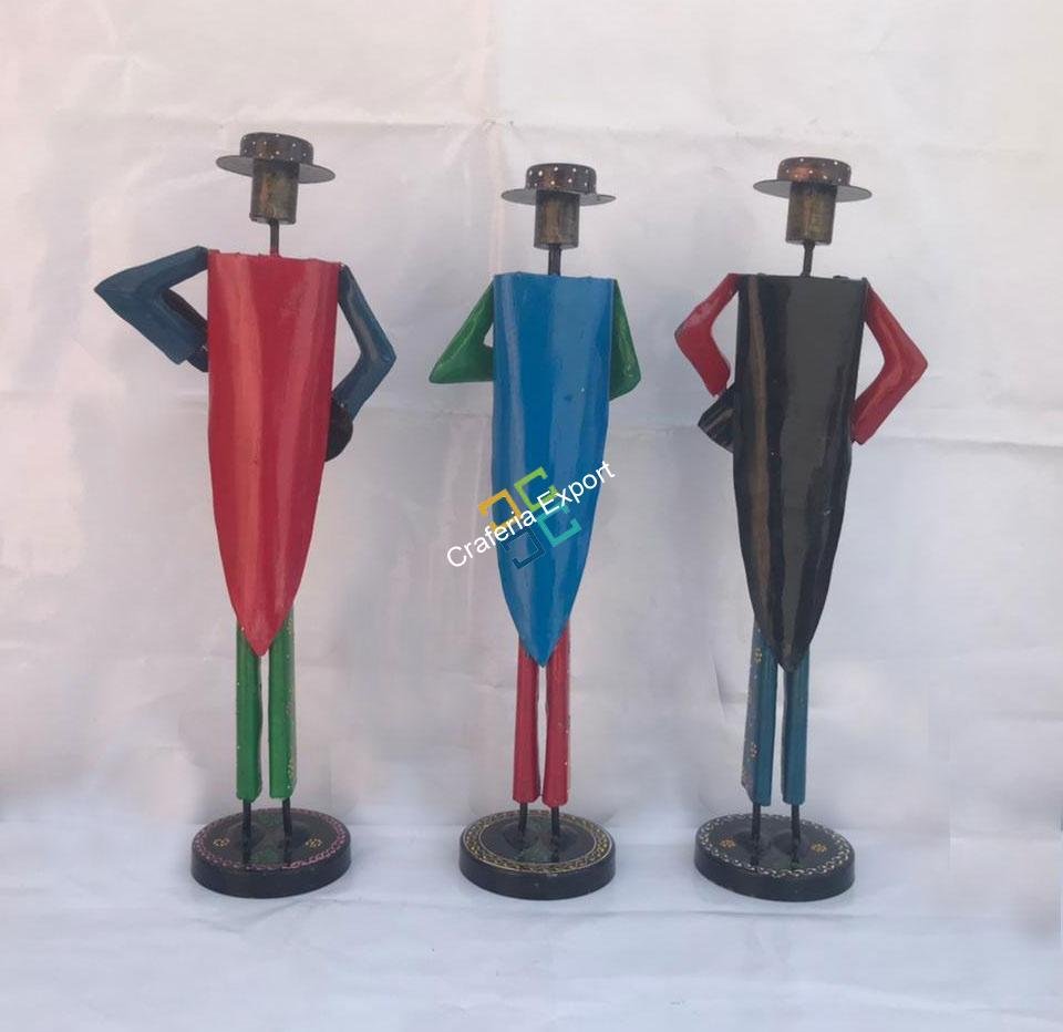 Handicrafted tribal musical mens (set of 3) for Home Decor/ gifts item/ decorative showpiece for office - Image 2