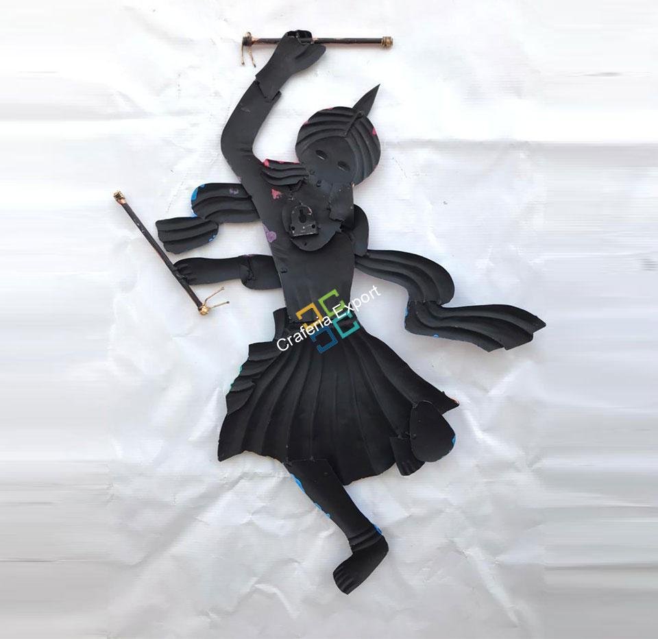 Classic Multicolor Men & Women Playing Dandiya Wall Hanging Showpiece For Home Decoration - Image 5