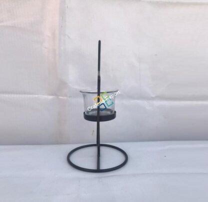 Star Shape Metal Table Top Tea Light Candle Holder Stand (Set Of 2) - Image 4