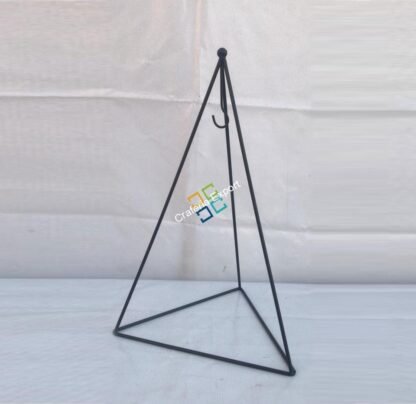 Metal Brass Diamond  Shape Table Top With Hanging Stand Tea Light Candle Holder Stand - Image 5