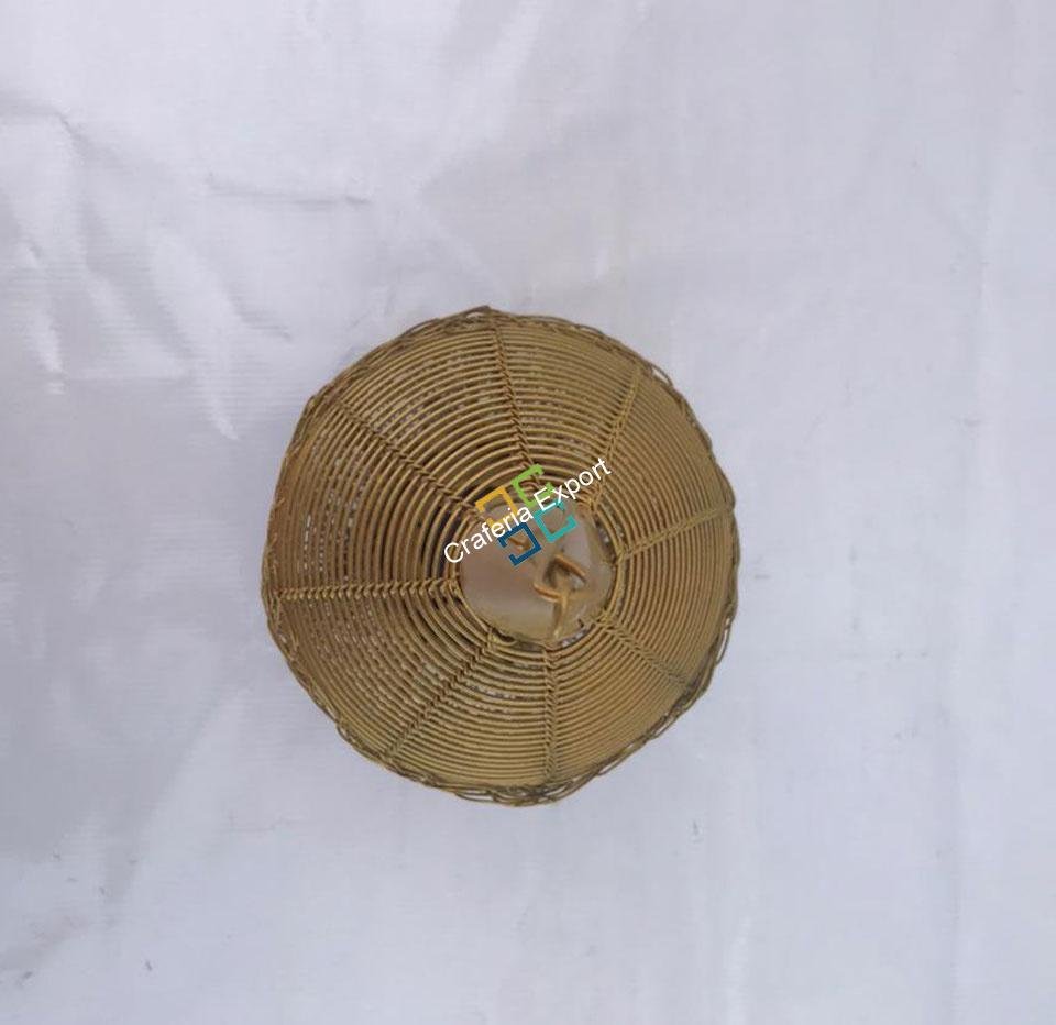 Pear Nest Shape Metal Table Top Tea Light Candle Holder (Hanging & Stand) - Image 4