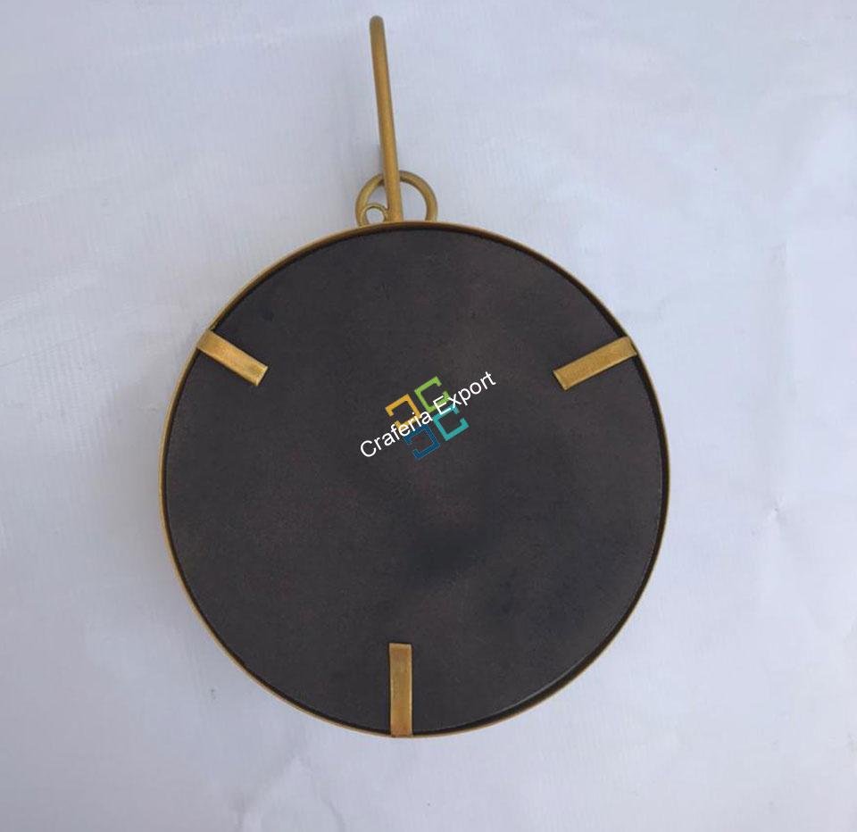 Mirror Round Shape Wall Hanging T-Light Candle Holder - Image 5