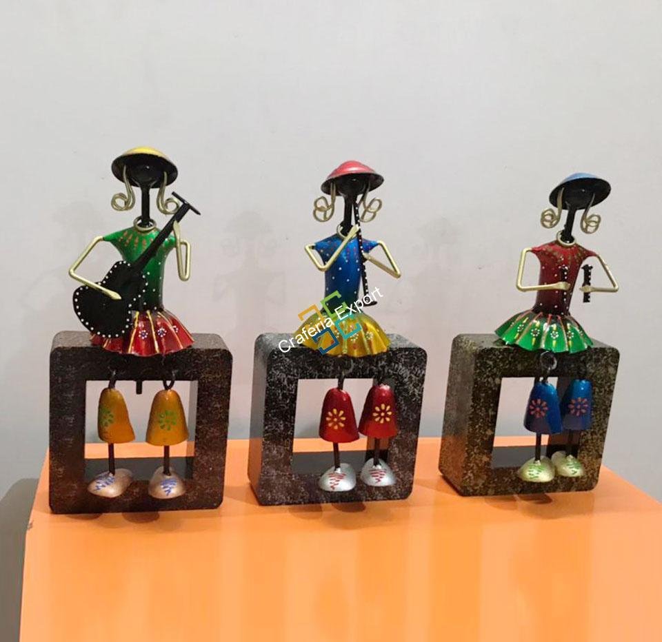 Elegant/Beautiful Dancing Doll Wall Hanging/Showpiece For Home Decor/Gifts (set of 3 Dolls) - Image 4