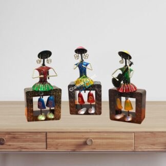 Elegant/Beautiful Dancing Doll Wall Hanging/Showpiece For Home Decor/Gifts (set of 3 Dolls)