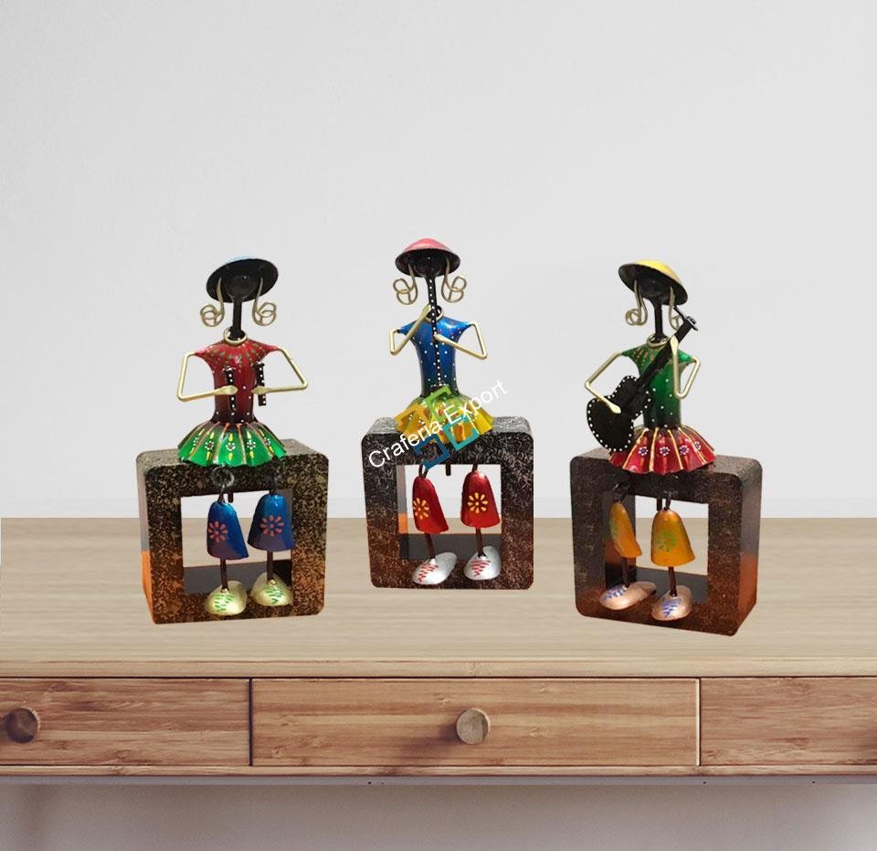 Elegant/Beautiful Dancing Doll Wall Hanging/Showpiece For Home Decor/Gifts (set of 3 Dolls)