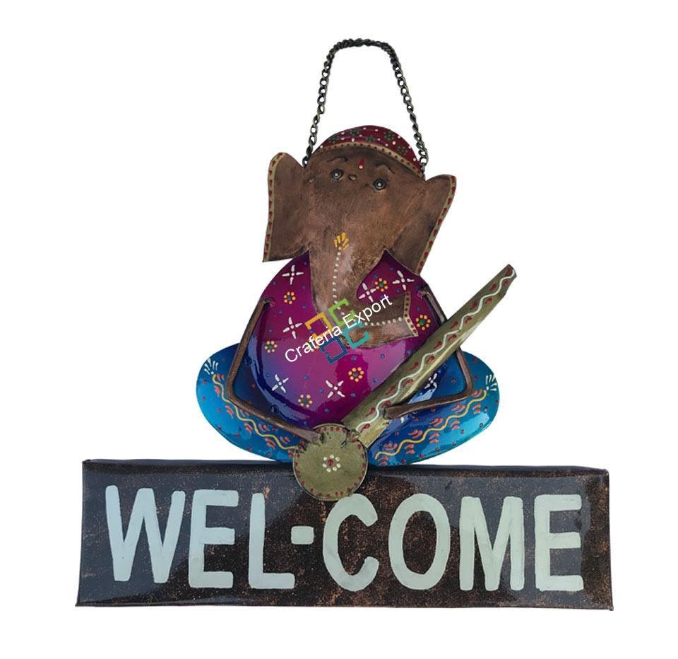 Ganesh Welcome Wall Hanging Item For Wall Decor