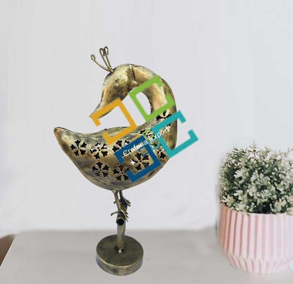 Elegant duck shaped tealight candle holder for home decor/Gifts