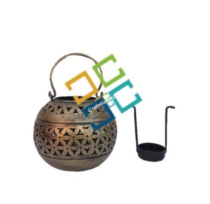 Unique spherically designed shaped T-light candle holder for decorative home/Hanging lantern