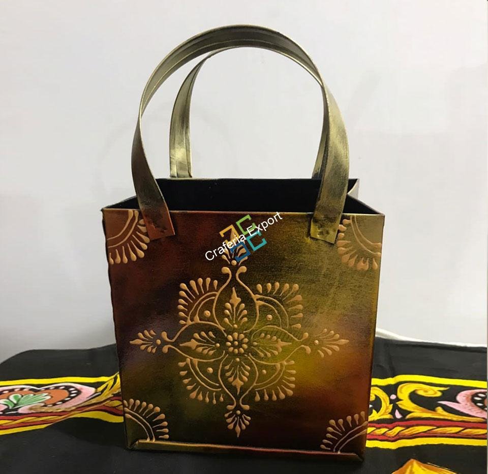 Ethnic Lord Buddha print handcrafted magazine holder/container/home decor/gift item(Pack of 2) - Image 5