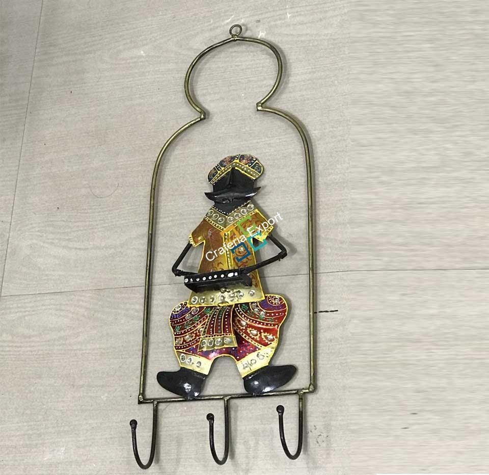 Rajasthan Tradition Stlyed Musical Man key Hanger/Wall decor/Gift Item - Image 7