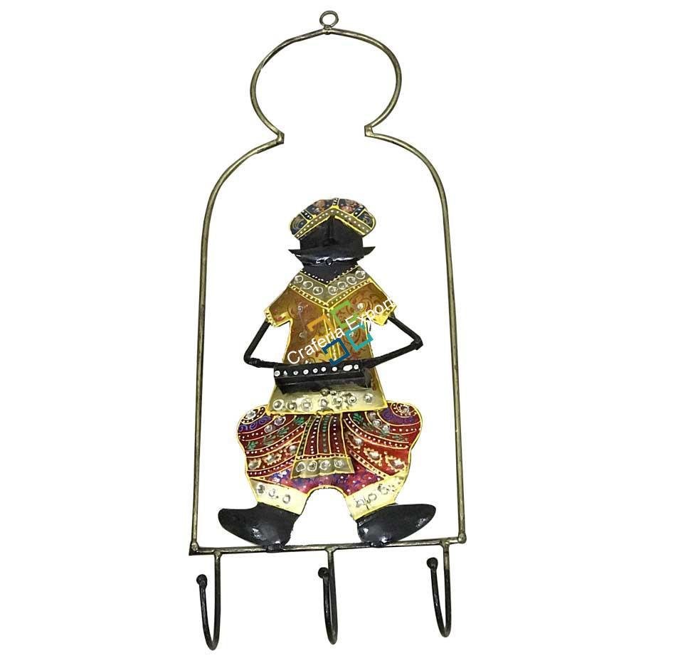 Rajasthan Tradition Stlyed Musical Man key Hanger/Wall decor/Gift Item - Image 4