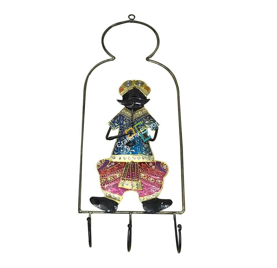 Rajasthan Tradition Stlyed Musical Man key Hanger/Wall decor/Gift Item - Image 2