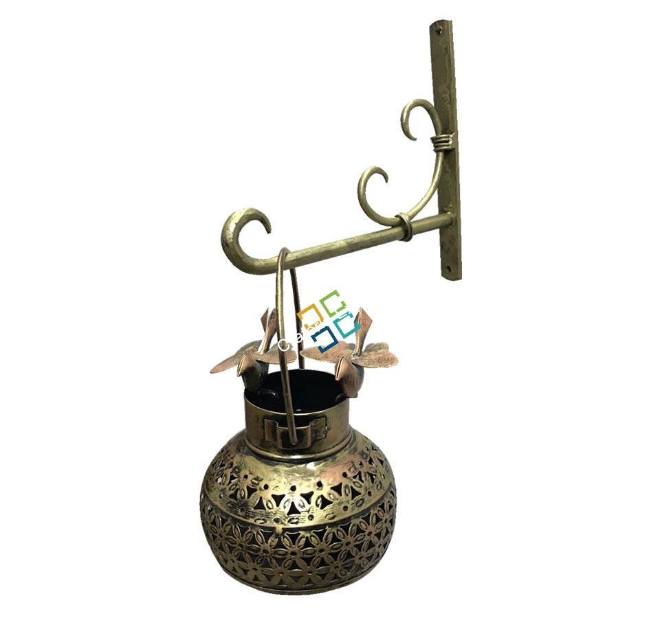 Unique T-light Candle Holder with Wall Mount Stand/Home Decor/Showpiece