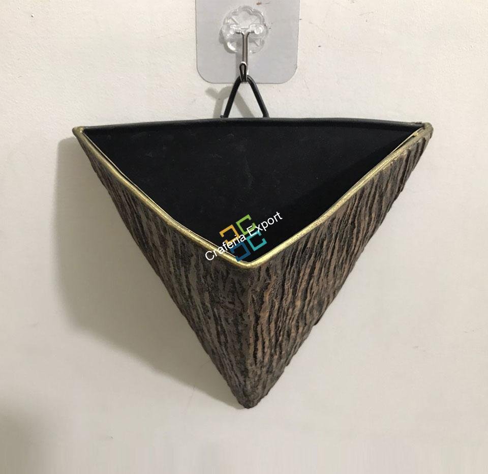 Brownish Flower Pot Wall Hanging/Home Decor/Gift Item(Set of 2) - Image 4