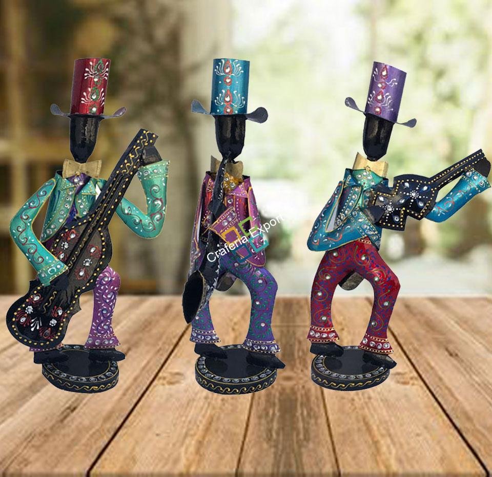 Joker Musician Men showpiece/Figurine For Decor/Gift Item(Set of 3)