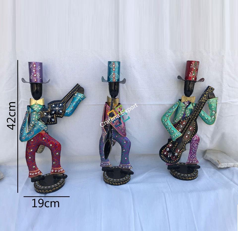 Joker Musician Men showpiece/Figurine For Decor/Gift Item(Set of 3) - Image 3