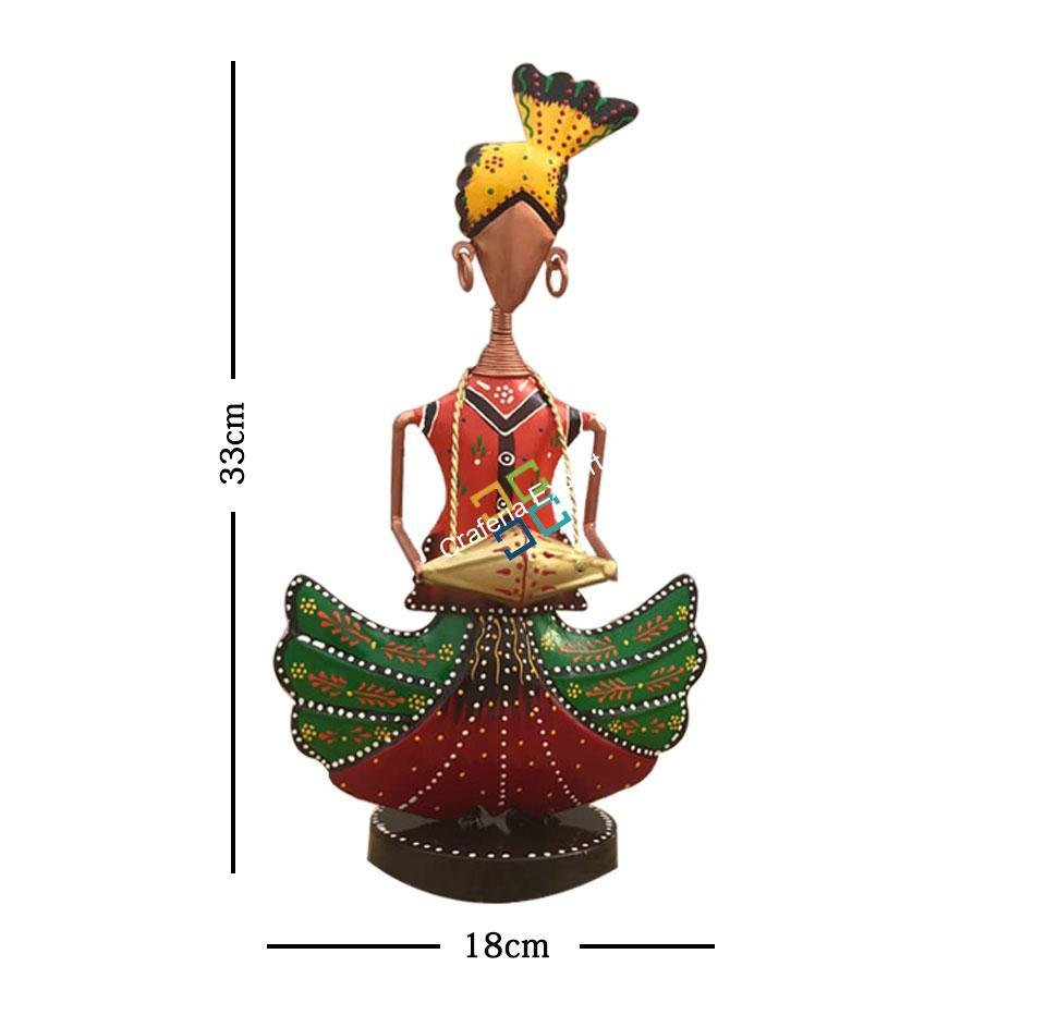 Colourful Indian Musical Men Figurine/Showpiece For Home Decor - Image 3