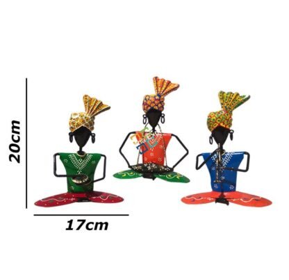Handcrafted 3 musician men showpiece/Tabletop For Decor - Image 3