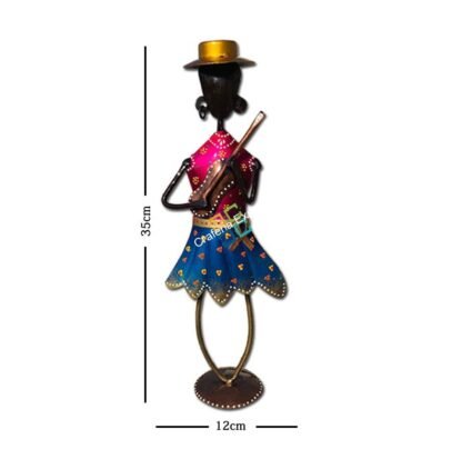 Handcrafted musical dancing dolls showpiece(Set of 3) - Image 4