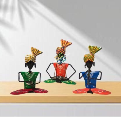Handcrafted 3 musician men showpiece/Tabletop For Decor - Image 2