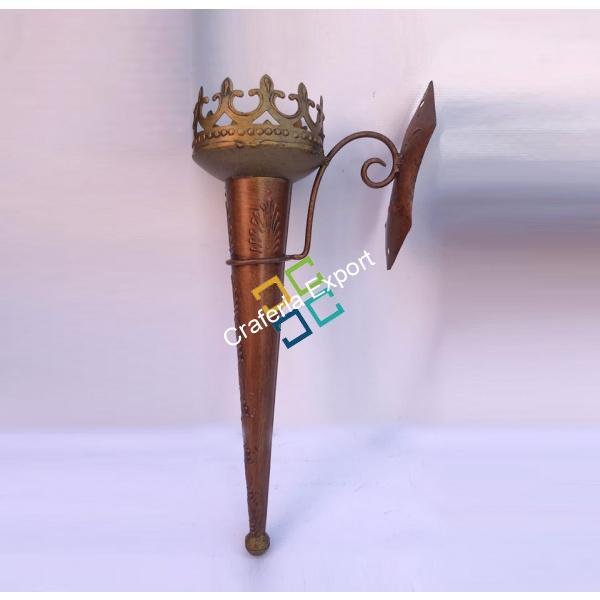 Metal Firelight Mashaal Showpiece for home decor (set of 2) - Image 2