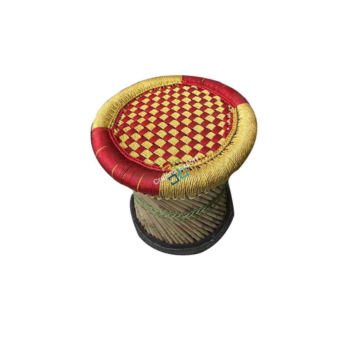 Mudda Bamboo Handcrafted Stool For Indoor/Outdoor Use