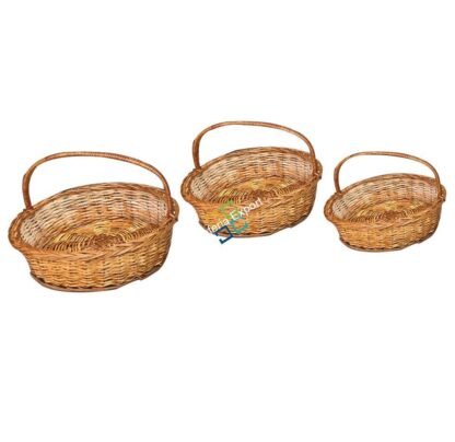 Round Cane Storage Basket/Fruit Basket For Home, Hotel and Restaurant Decor/Gift Item - Image 2