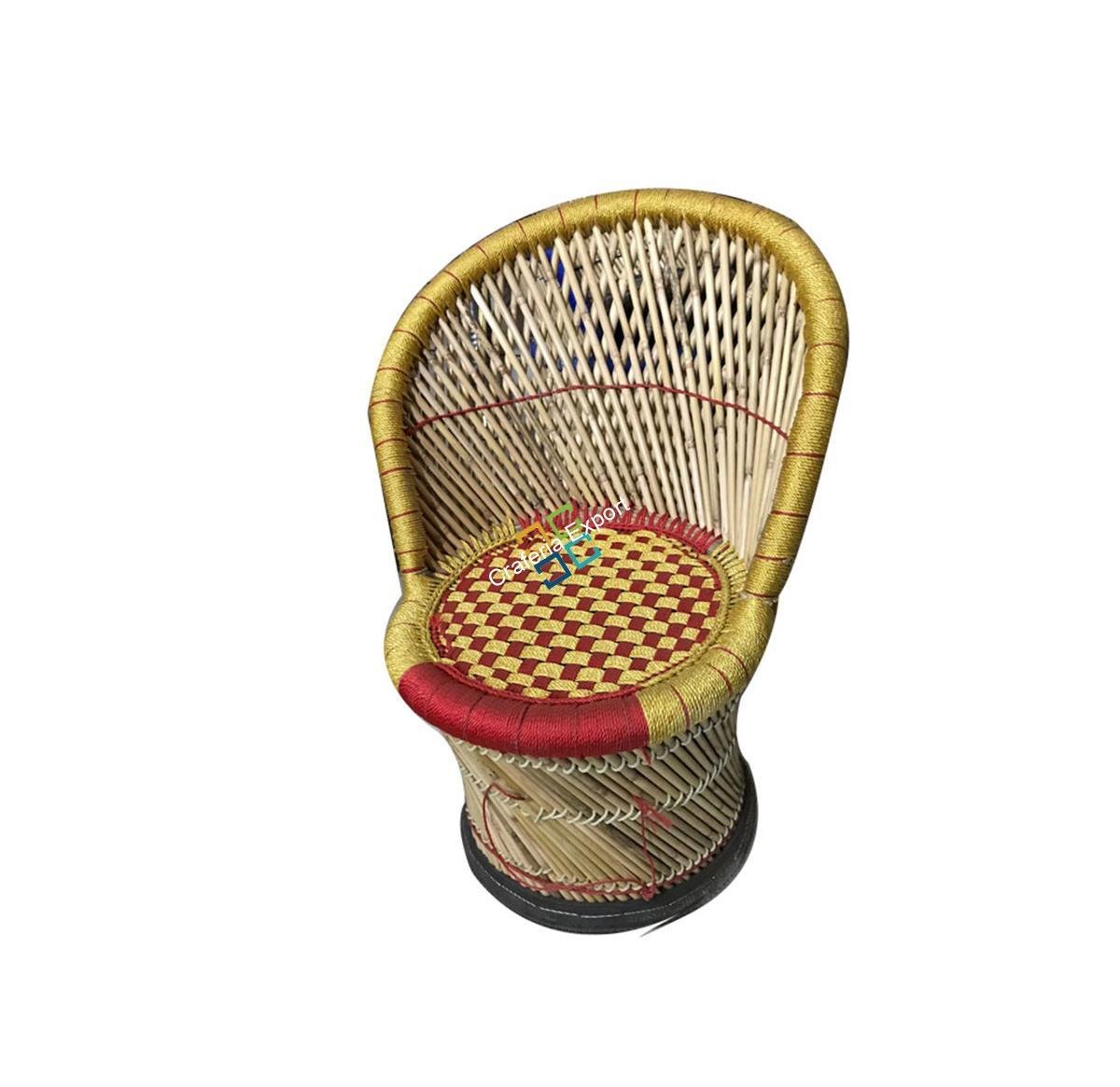 Natural Mudda Bamboo Handcrafted Chair For Home, Restaurants, Hotels Use - Image 3