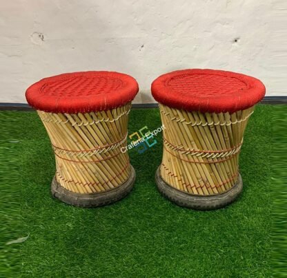 Round Handmade  Mudha Set For Home Office Garden Outdoor - Image 5