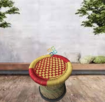 Mudda Bamboo Handcrafted Stool For Indoor/Outdoor Use - Image 3