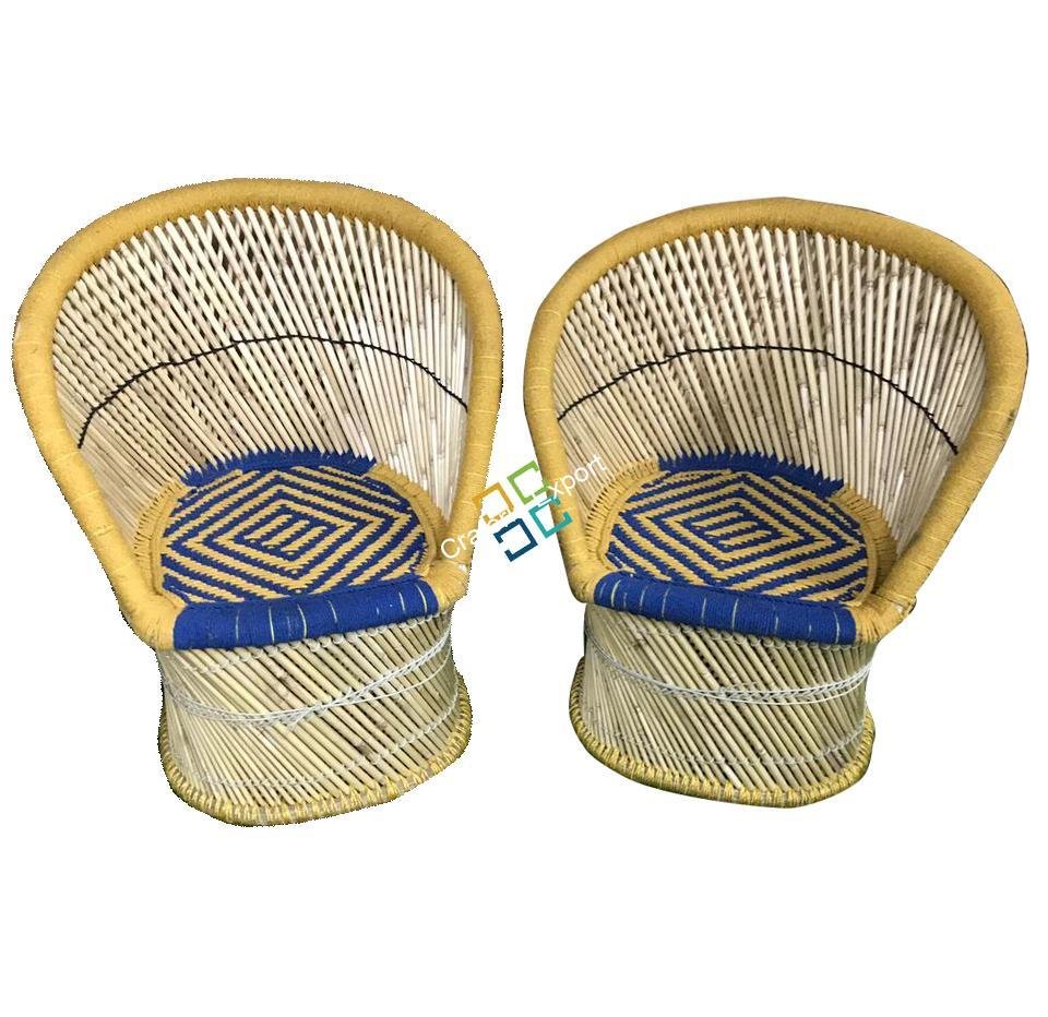 Natural Eco Friendly Bamboo Handmade XL Size Mudha Chairs for Home , Hotels | Indoor-Outdoor Living Areas Furniture