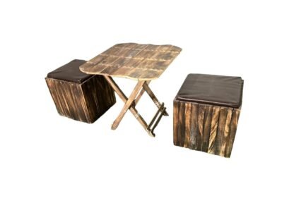 Wooden Stool And Table Natural Wood Logs Best Used as Bedside Tea Coffee Plants Table for Bedroom Living Room Outdoor Garden Light Weight Table - Image 5
