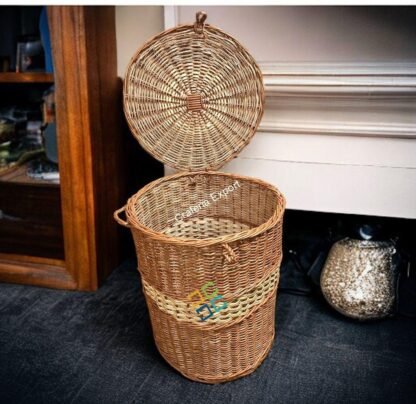 Cane Storage Round Baskets