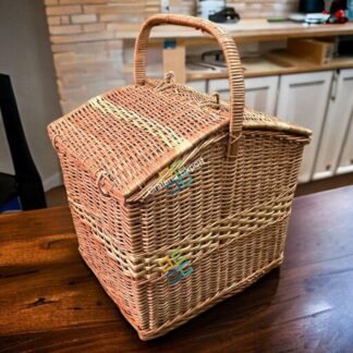 Cane Bamboo Wicker Laundry Storage Baskets