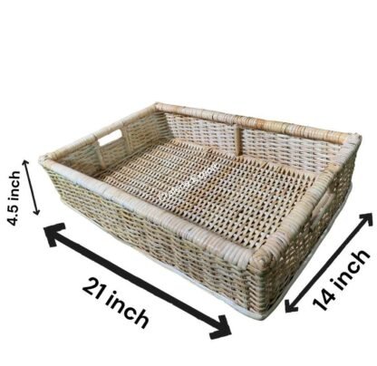 Rattan Cane Storage Basket / Wicker Organizer Basket /Gift Hamper Basket - Image 8