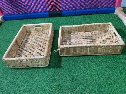 Rattan Cane Storage Basket / Wicker Organizer Basket /Gift Hamper Basket - Image 6