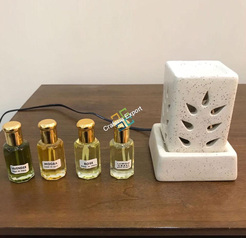 Cuboidal Shaped Diffuser With Aroma Essence Set - Image 3