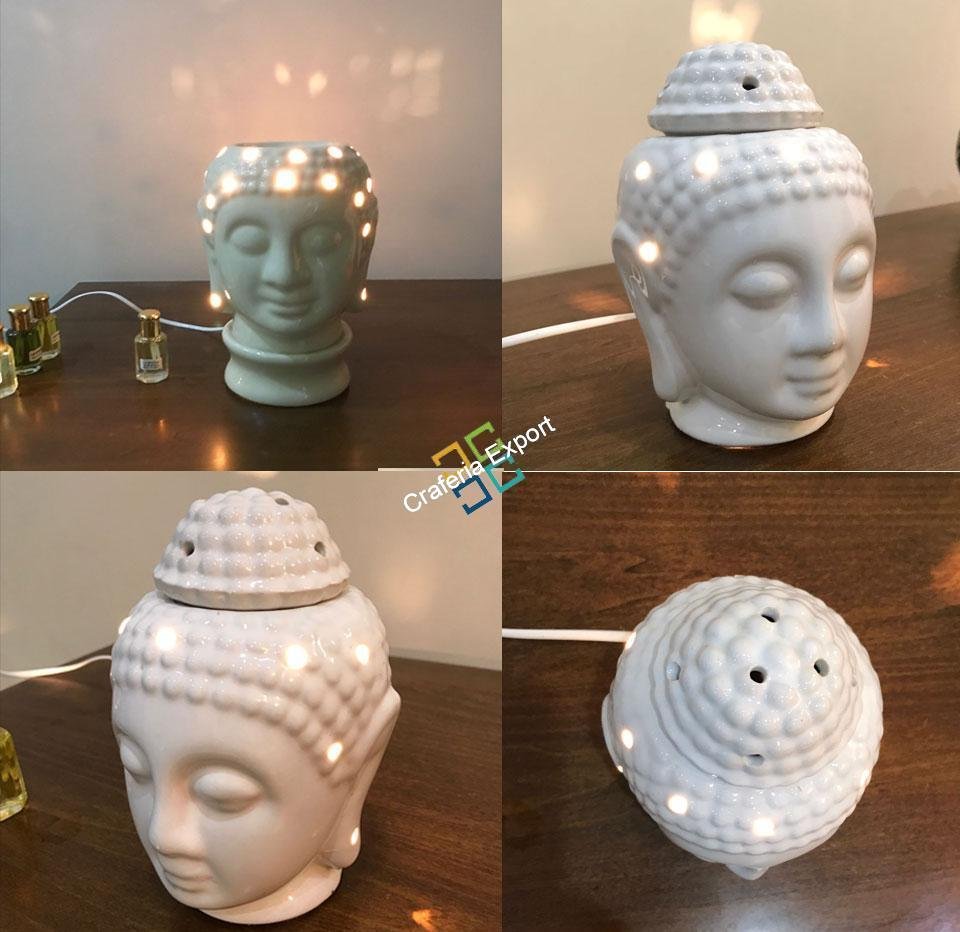 Ceramic Buddha Diffuser With fragrance essence Set - Image 3