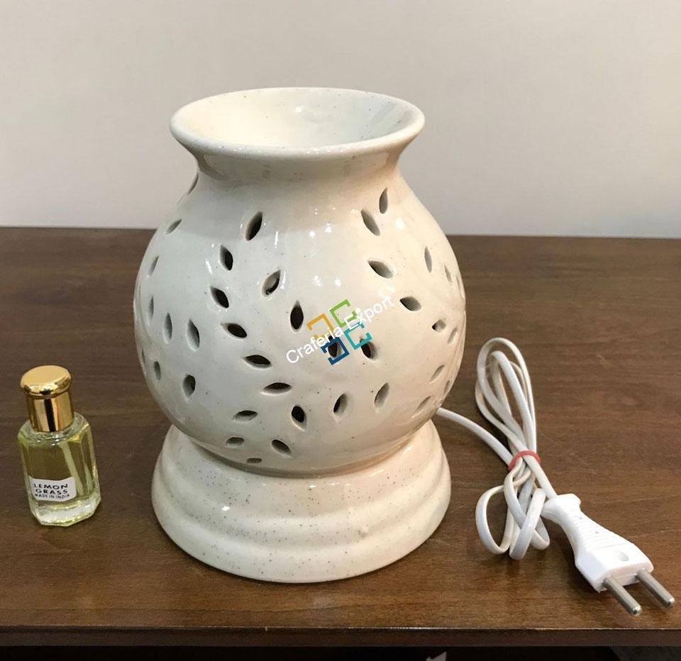 Pot Shaped Electric Diffuser With Aroma Essence Set