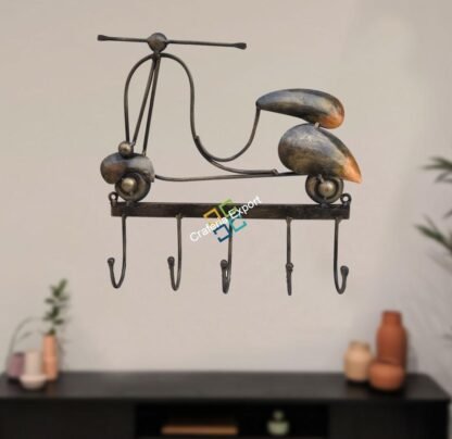 Antique Wrought Iron Scooter Key Hooks/ Hanging /Wall Mount for Decoration/ Gifts - Image 2