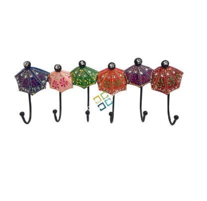 Beautiful Colourful Key Holder/Wall Mount with Umbrella Shaped