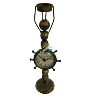 Antique Ant Showpiece Clock Tealight Candle Holder