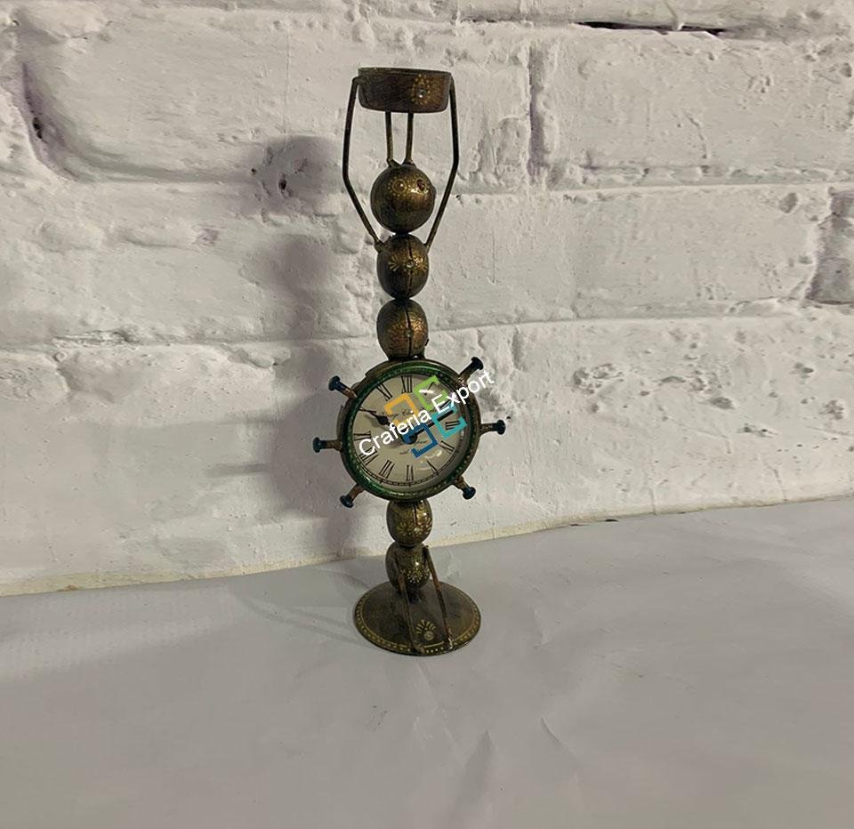 Antique Ant Showpiece Clock Tealight Candle Holder - Image 2