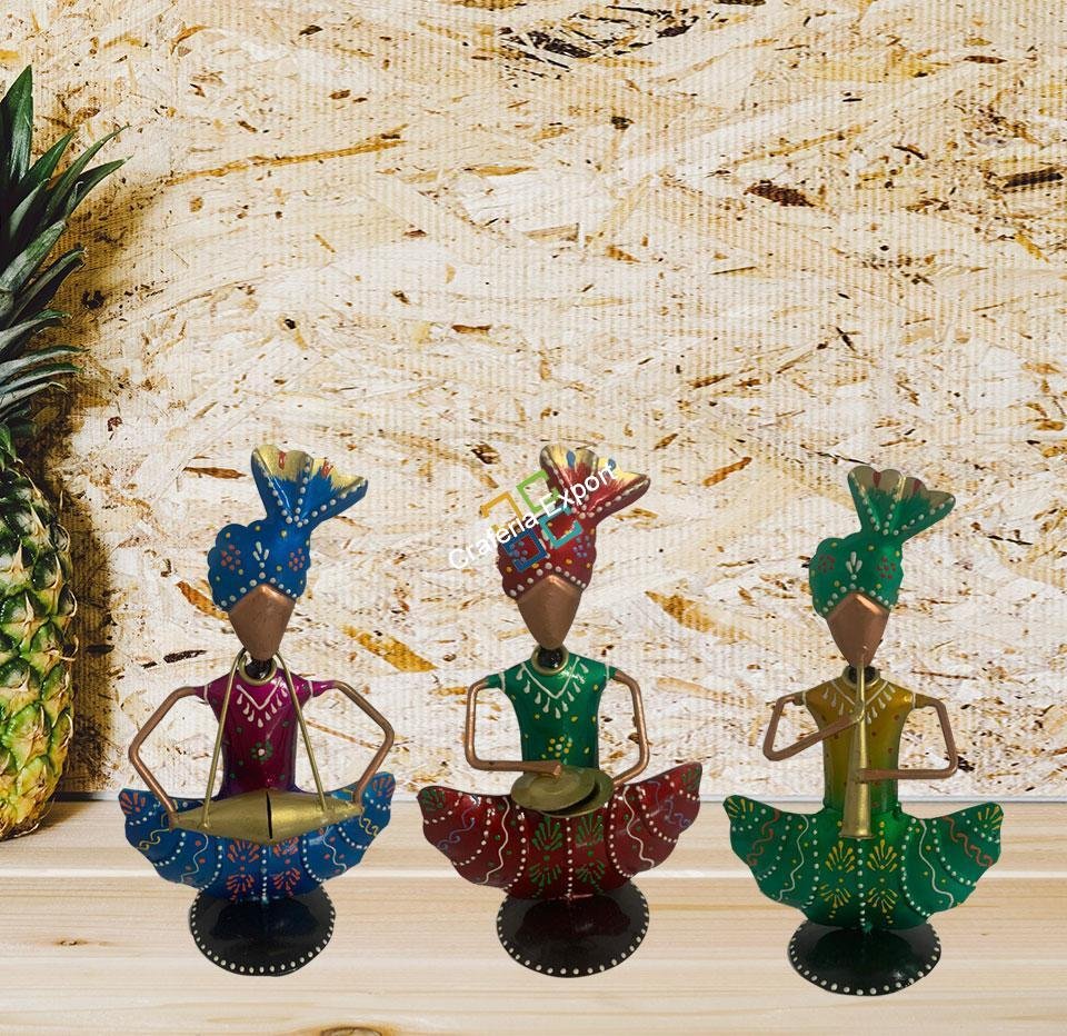 Antique showpiece of musician showpiece tabletop for home decor and gift-set of 3 - Image 2