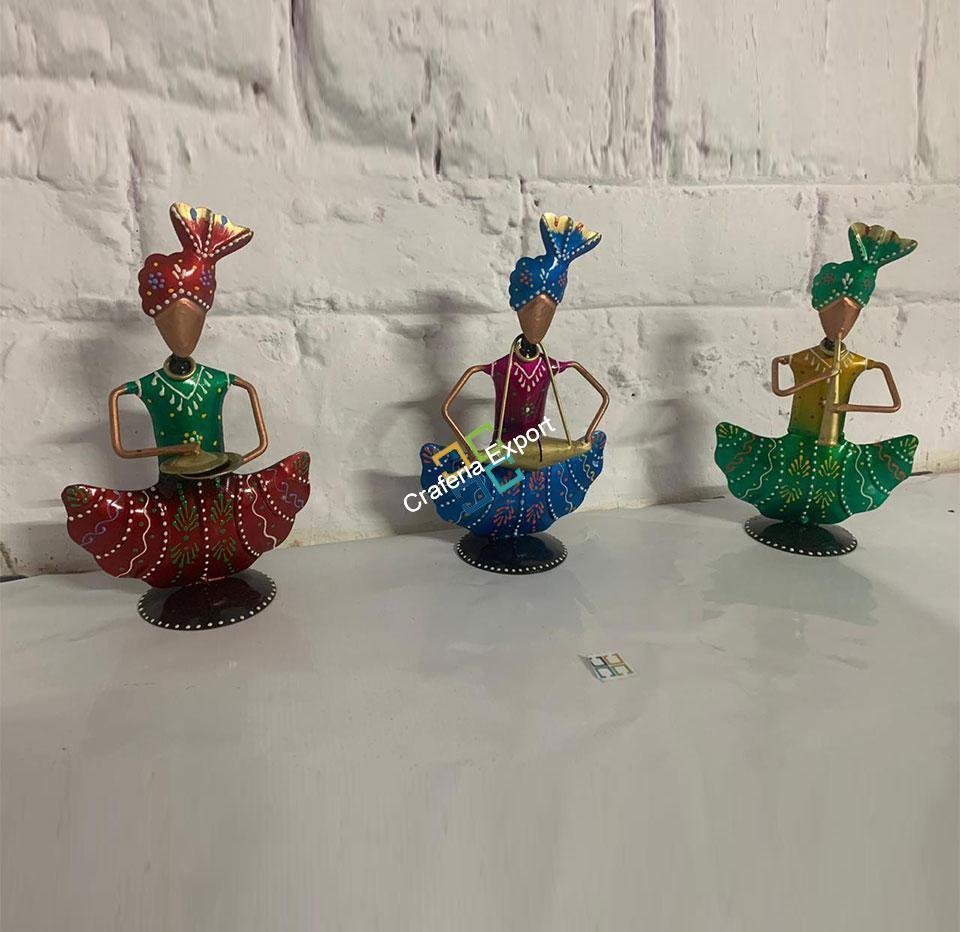 Antique showpiece of musician showpiece tabletop for home decor and gift-set of 3 - Image 6