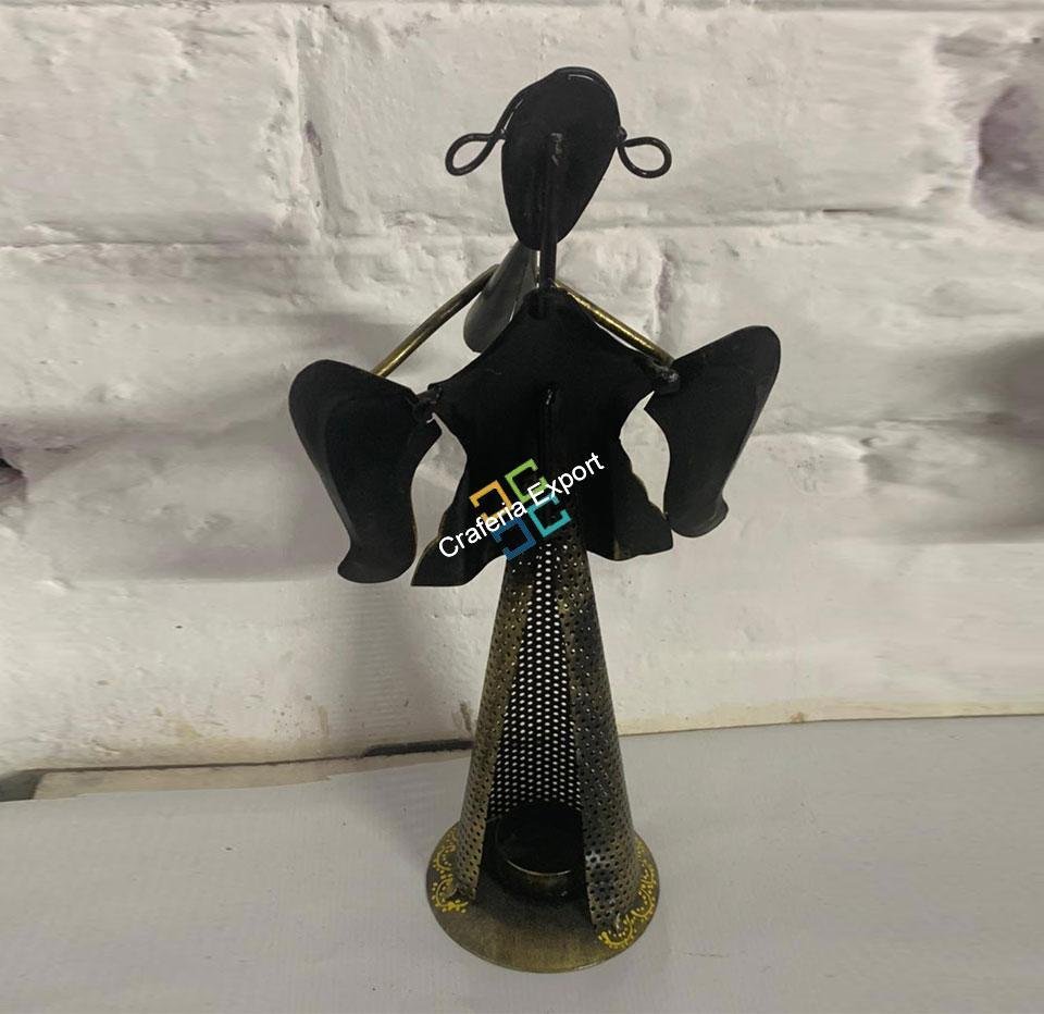Antique Musical showpiece Star Angels Set with T-light Holder for home decor, table decor and gifts - Image 7