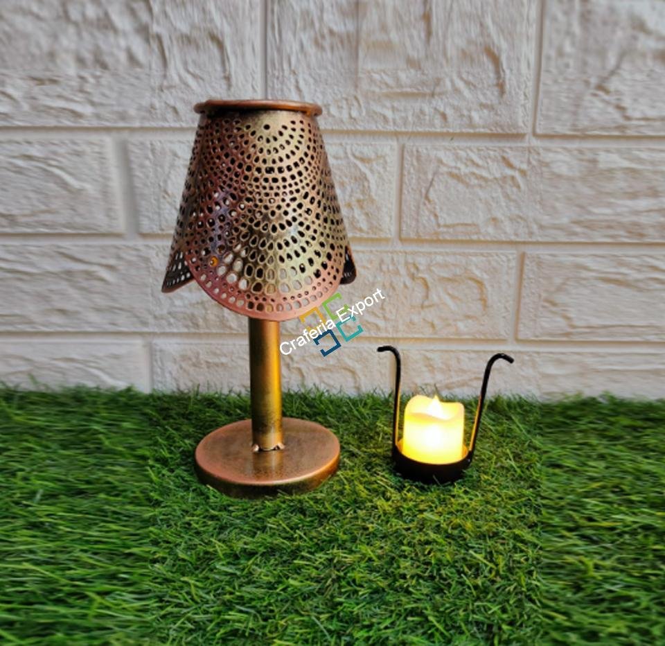 Modern Design Tea Light Candle Light Stand For Table Top Decorations (Set of 2) - Image 4